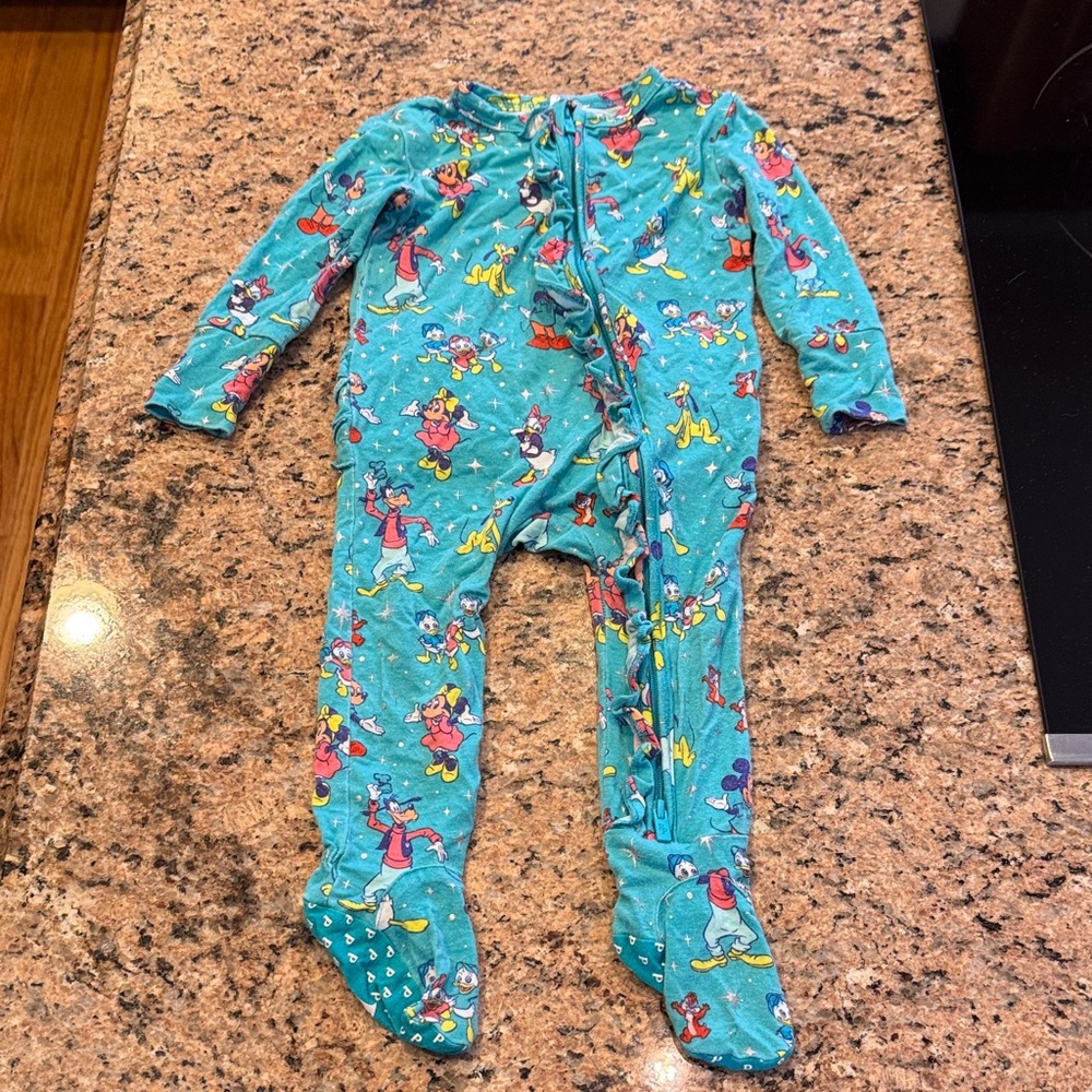 Posh Peanut Disney 100 Ruffle Footie